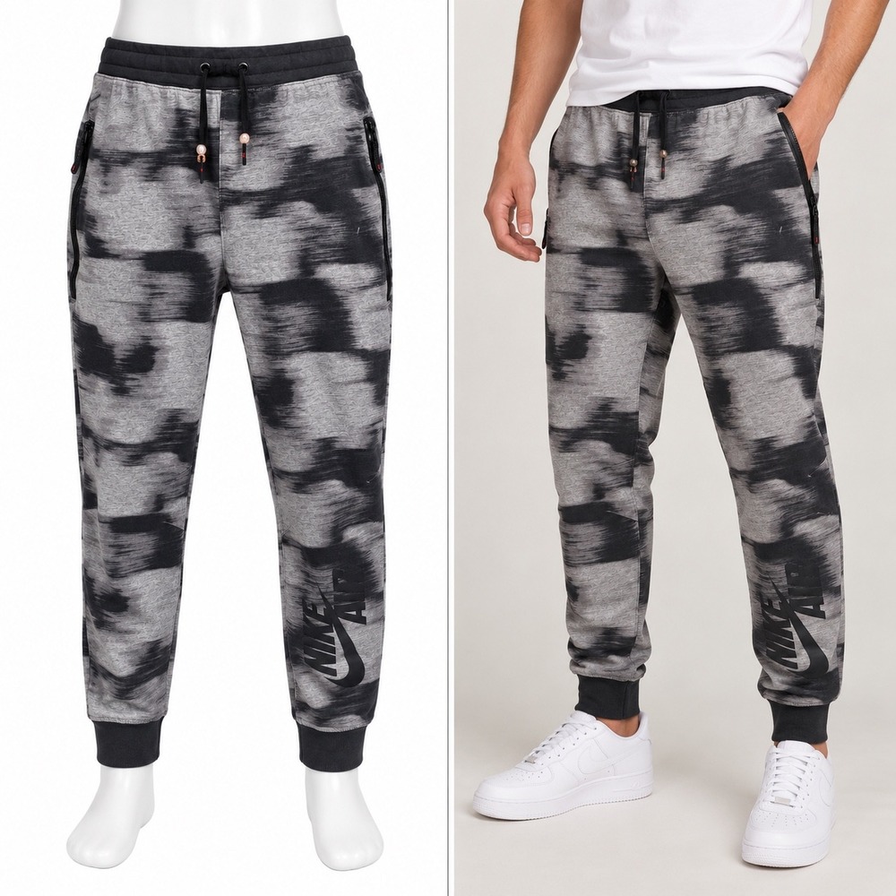 Nike Air Pivot V3 Joggers Distortion Fade Retro Sweatpants Abstract Tech Fleece